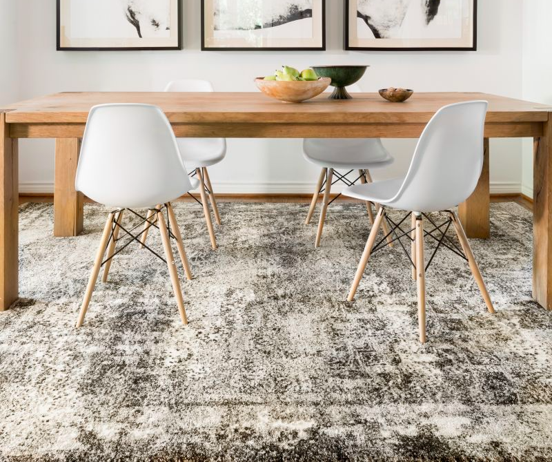 Use an Area Rug to Elevate Your Dining Room