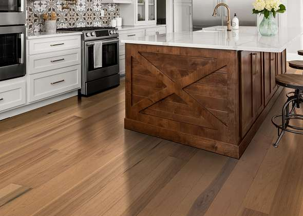 Matte and Satin Finish Wide Plank Hardwood Flooring