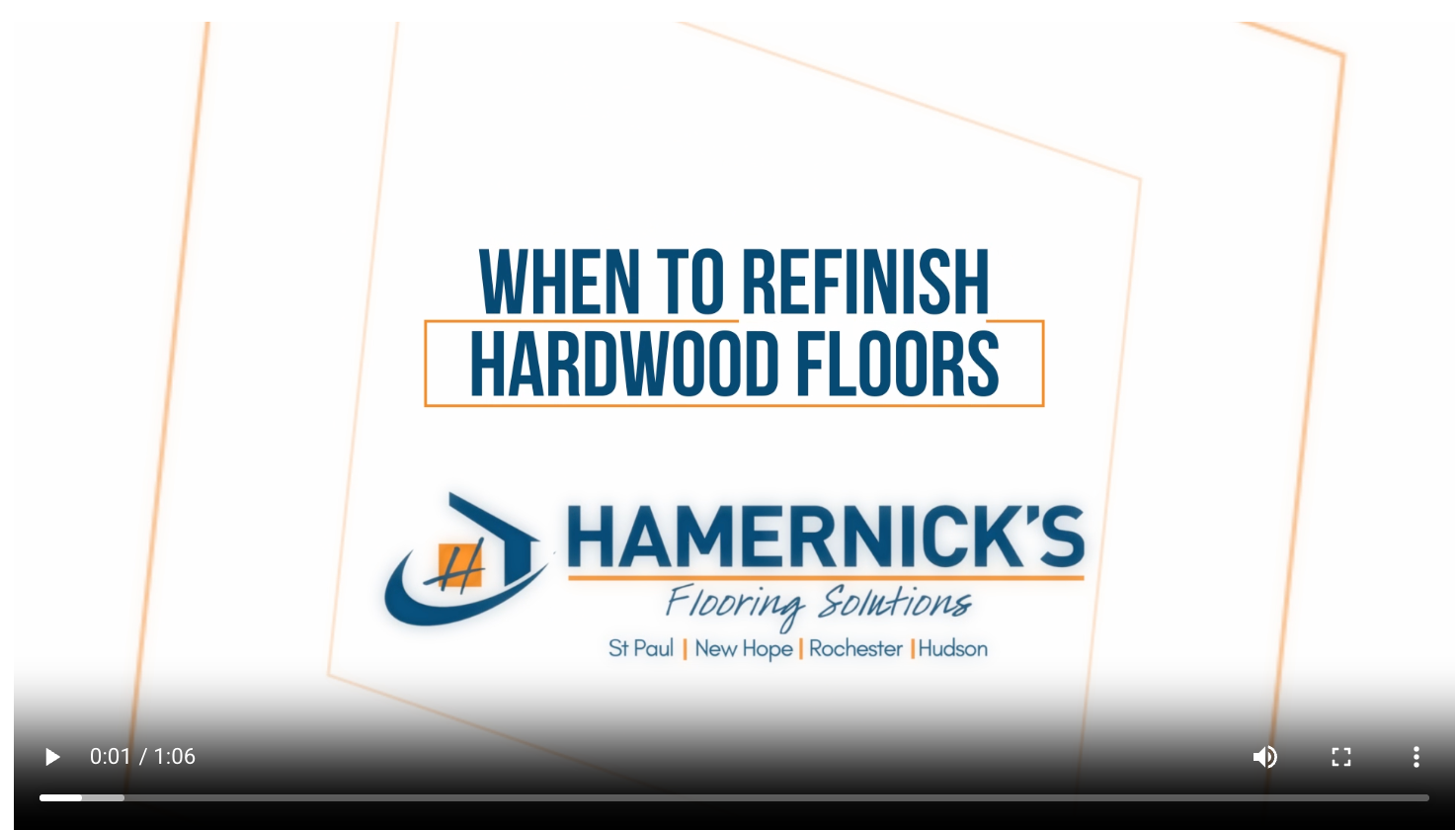 When to Refinish Hardwood Floors